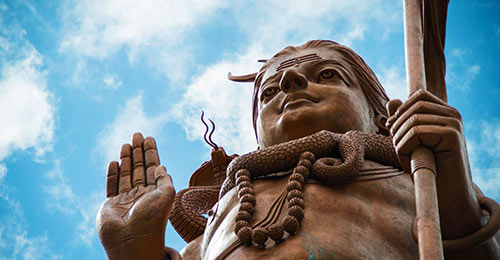 Statue du Dieu Shiva - Mangal Mahadev à Grand Bassin